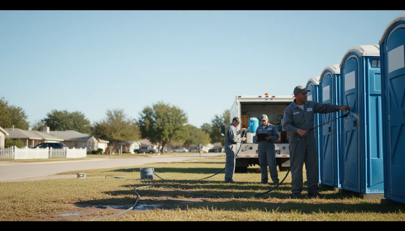Long-Term Portable Toilet Rental in Lamar, OK near me